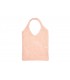 Różowy worek Plażowy zakupowy A4 na lato torba bawełna C70