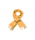 Żółty Bawełniany duży szalik damski ciepły szal elegancki D09
