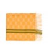 Żółty Bawełniany duży szalik damski ciepły szal elegancki D12