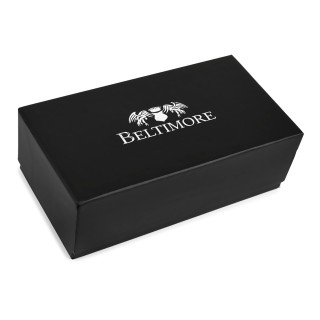 Granatowe etui na klucze ze skóry naturalnej Beltimore G85