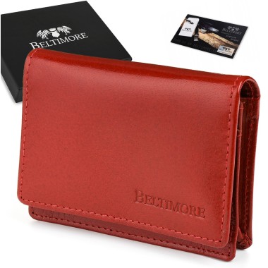 Etui na wizytówki skórzane portfel slim Beltimore - Sklep Krateczka