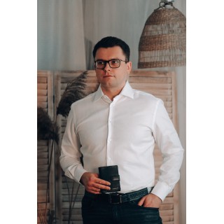 Beltimore męski skórzany pasek szeroki jeans granatowy | Krateczka.pl