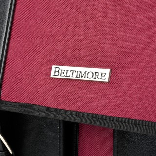 Beltimore luksusowa męska aktówka teczka duża bordowa- krateczka.pl