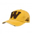 Żółta czapka z daszkiem baseballówka vintage uniwersalna cz-m-4