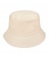 Beżowy kapelusz bucket hat wędkarski modny jednolity kap-m2