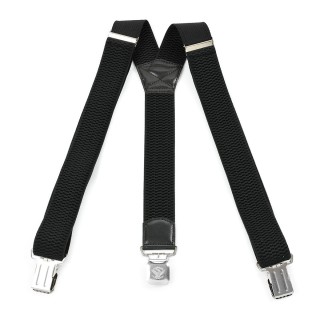 Szelki do spodni męskie eleganckie mocne Y czarne SZ3 | krateczka.pl