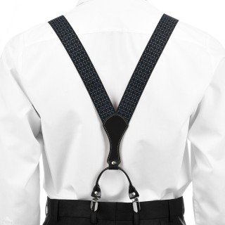 Szelki do spodni męskie eleganckie mocne pudełko SZ4 | krateczka.pl