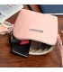 Pudrowo- różowa mała damska torebka skórzana pasek Beltimore N22