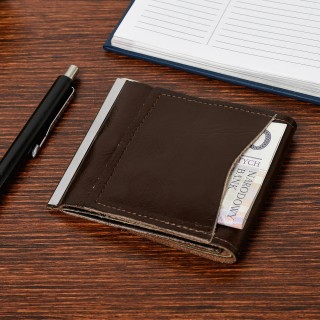 Polski portfel brązowe etui na pieniądze retro uniseks - krateczka.pl