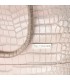 Brudny róż torebka zarka skóra naturalna koszyk A4 na ramie Beltimore S15