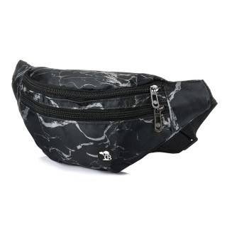 Saszetka nerka unisex kodura pojemna solidna pasek - krateczka.pl