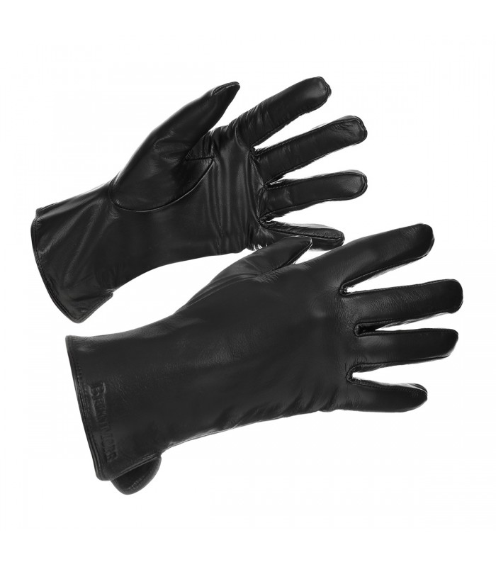 Rękawiczki skórzane damskie czarne polar BELTIMORE K25
