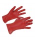 Rękawiczki skórzane damskie czerwone polar l/xl BELTIMORE K25