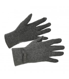 Rękawiczki damskie szare dotyk polarek BELTIMORE K29