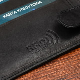 Męski portfel skórzany klasyczny RFiD Beltimore U92 | Krateczka.pl