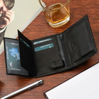 Męski portfel skórzany klasyczny RFiD Beltimore K44 | Krateczka.pl