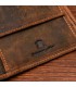 Męski portfel skórzany brązowy nubuk skóra poziomy Beltimore R85
