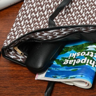 Duża torba plażowa torebka na plażę pojemna lekka | Krateczka.pl