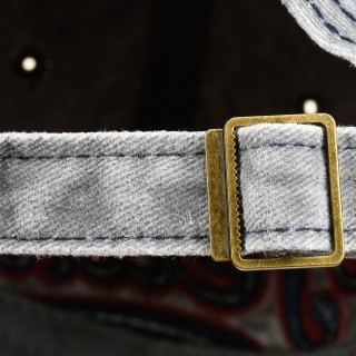Szara Czapka z daszkiem regulowana vintage unisex- krateczka.pl