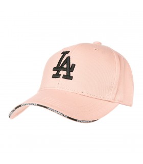 Różowa Czapka z daszkiem baseballówka damska LA regulacja cz-m-46