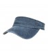 Granatowy Daszek na głowę przeciwsłoneczny czapka na lato sportowa regulowany daszek5-4