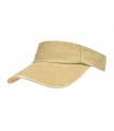 Beżowy Daszek na głowę przeciwsłoneczny czapka na lato sportowa regulowany daszek5-10