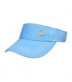 Niebieski Daszek na głowę przeciwsłoneczny czapka na lato sportowa regulowany daszek4-3