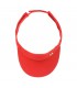 Czerwony Daszek na głowę przeciwsłoneczny czapka na lato sportowa regulowany daszek4-6