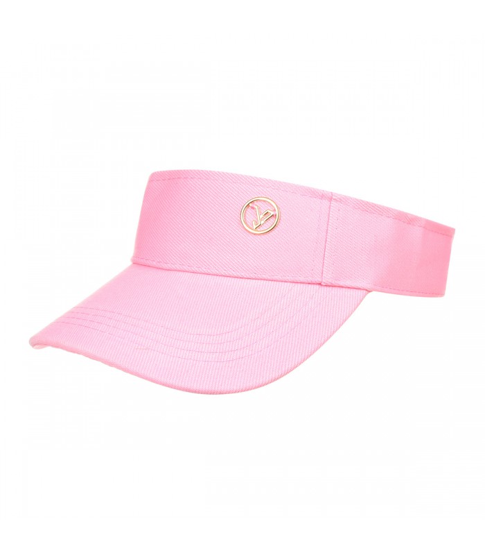 Różowy Daszek na głowę przeciwsłoneczny czapka na lato sportowa regulowany daszek4-8