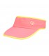 Różowy Daszek na głowę przeciwsłoneczny czapka na lato neon regulowany daszek3-4