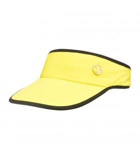 Żółty Daszek na głowę przeciwsłoneczny czapka na lato neon regulowany daszek3