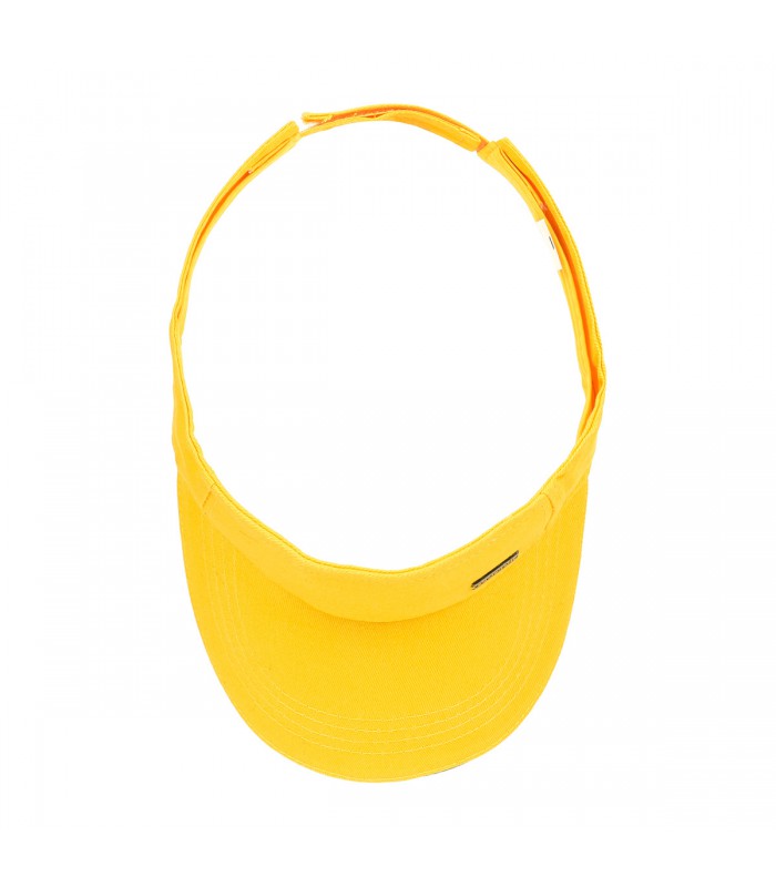 Żółty Daszek na głowę przeciwsłoneczny regulowany na lato daszek6