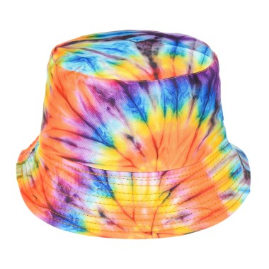 Kapelusz dwustronny bucket hat dziecięcy kolorowy  - krateczka.pl