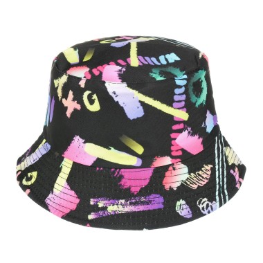 Kapelusz dwustronny bucket hat dziecięcy kolorowy - krateczka.pl