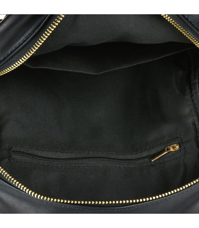 Plecak damski ekoskóra pojemny B5 regulowany modny czarny I61