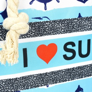 Duża torba plażowa torebka summer na lato pojemna | Krateczka.pl