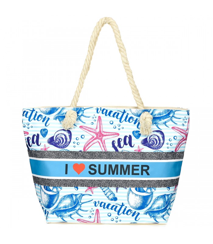 Duża torba plażowa torebka summer na lato pojemna TOR729