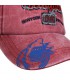 Czerwona czapka z daszkiem baseballówka vintage uniwersalna cz-m-60