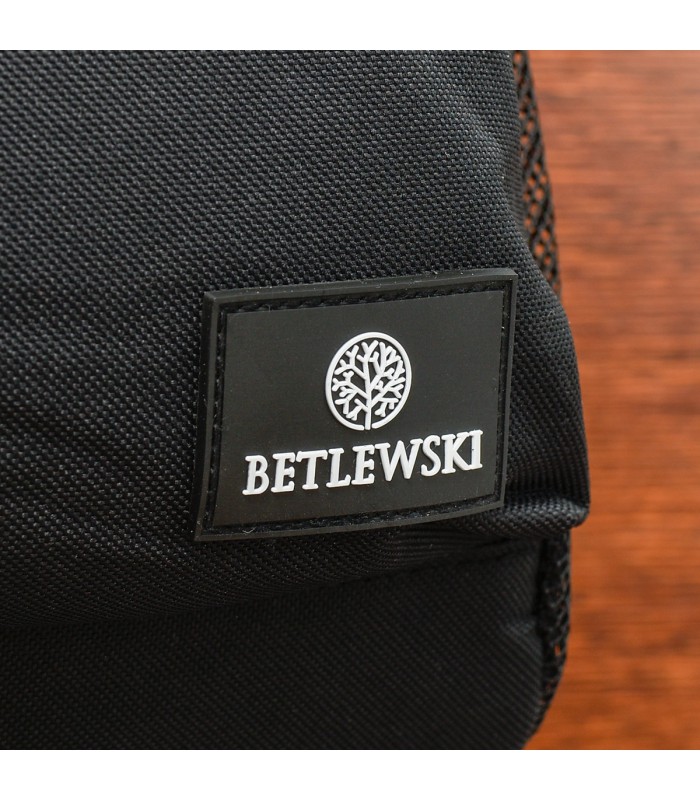 Czarno-granatowy męski plecak sportowy Betlewski duży szkolny modny BE5