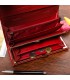 Czerwony Portfel damski skórzany duży elegancki RFID X61