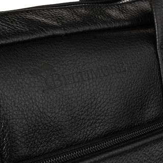 Beltimore torba męska skórzana Duża czarna laptop | Krateczka.pl