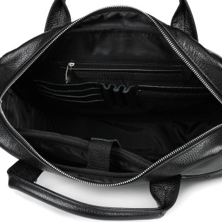 Beltimore torba męska skórzana Duża czarna laptop | Krateczka.pl