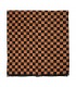 Brązowy Duży Szalik Damski bawełniany ciepły szal szachownica AX-103