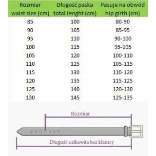 Beltimore skórzany pasek męski brązowy wąski E16 - Sklep Krateczka