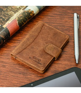 Etui na dokumenty karty skórzane slim Beltimore - Krateczka.pl