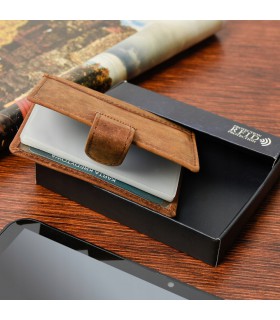 Etui na dokumenty karty skórzane slim Beltimore - Krateczka.pl