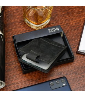 Etui skórzane na dokumenty karty wizytownik RFiD | SKLEP KRATECZKA