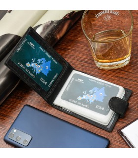 Etui skórzane na dokumenty karty wizytownik RFiD | SKLEP KRATECZKA
