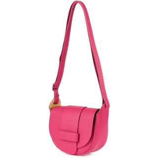Vera Pelle damska skórzana mała torebka listonoszka - krateczka.pl