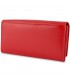 Damski skórzany portfel duży poziomy retro RFiD czerwony BELTIMORE 040